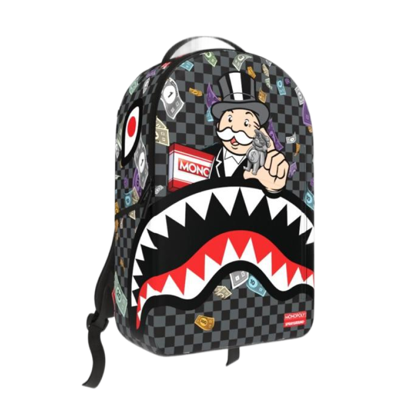 MONOPOLY X SPRAYGROUND CHARACTERS DLXSV BACKPACK