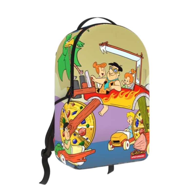 FLINSTONES BLINGED OUT CAR DLXR BACKPACK