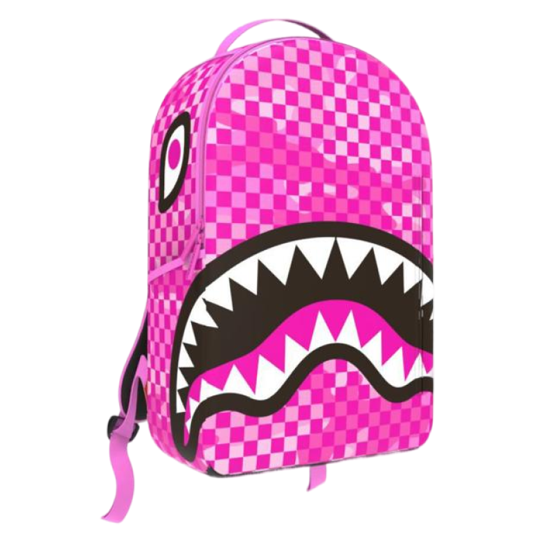 PINK CAMO CHECK DLXSV BACKPACK