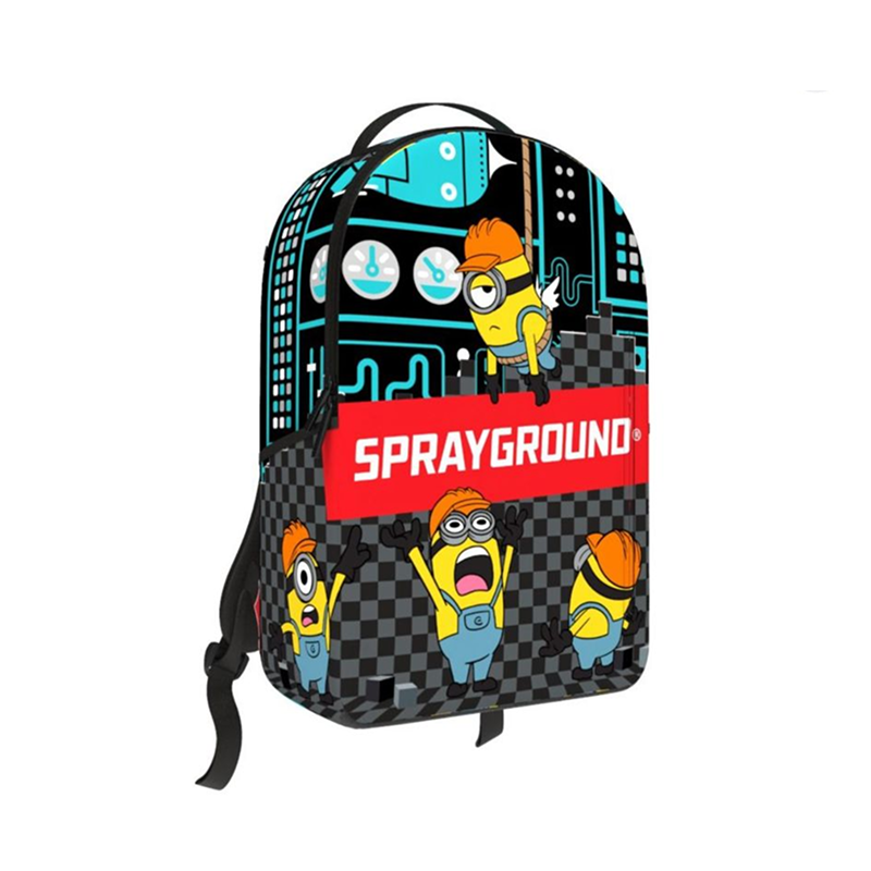 MINION AND SPRAYGROUND SIGN BACKPACK