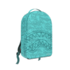AQUA EMBOSSED GRAFFITI BACKPACK