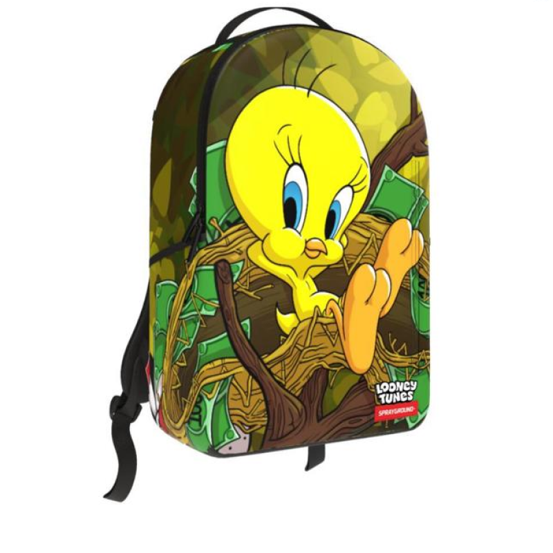 LOONEY TUNES TWEETY MONEY NEST SHARK DLXR BACKPACK