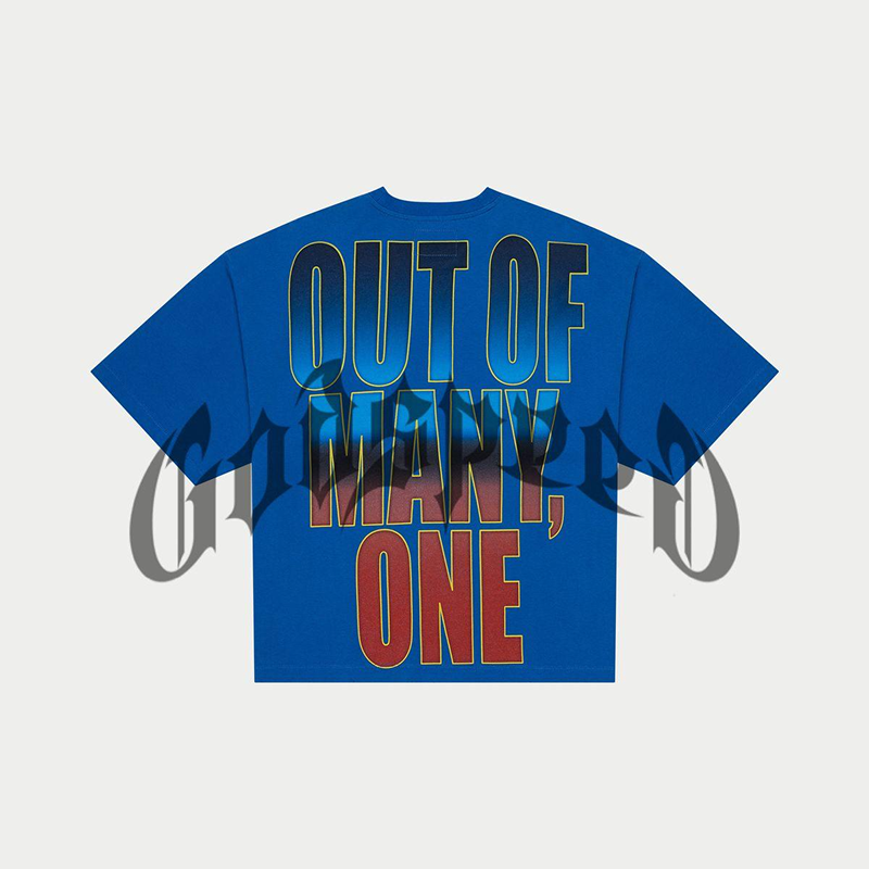 Alternative view of Godspeed "Top Spin" Tee (Blue)