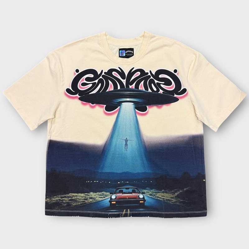 Godspeed "O.B.E Abduction" Tee (Cream)
