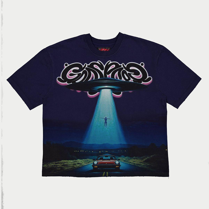 Godspeed "O.B.E Abduction" Tee (Navy)