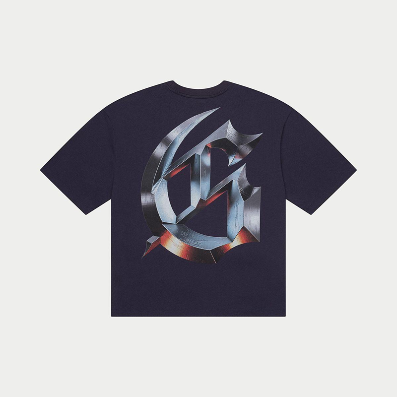 Alternative view of Godspeed "New Age Logo" Tee (Navy)