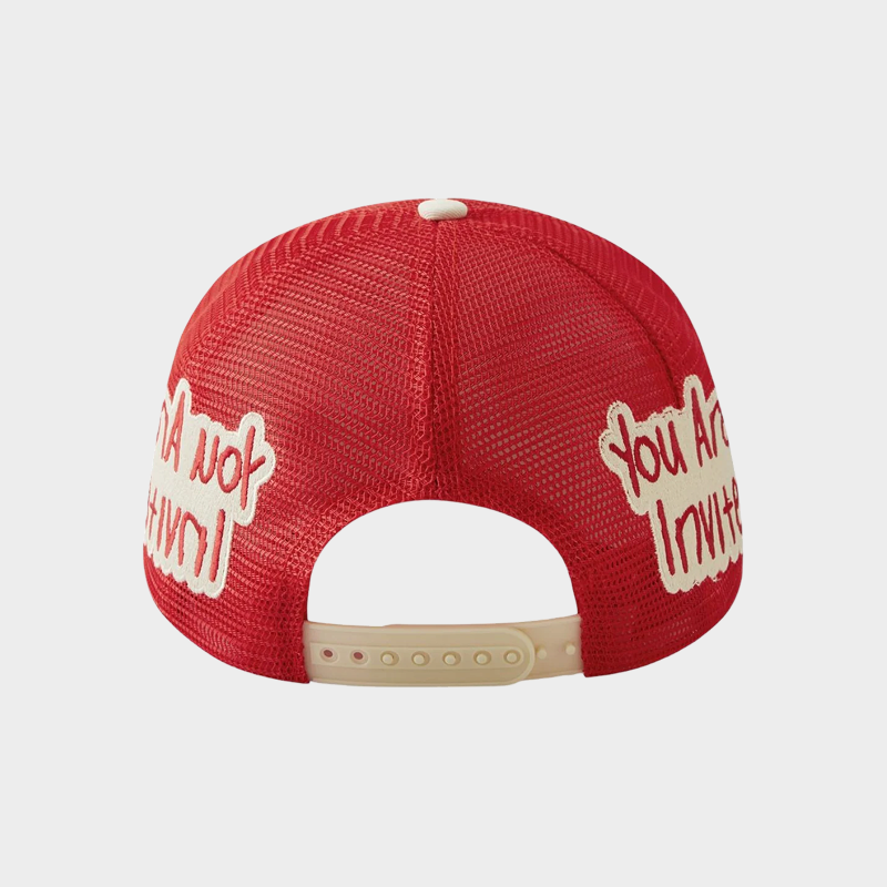 Hyde Park "Nothing But Net" Trucker Hat (Red) - Image 3