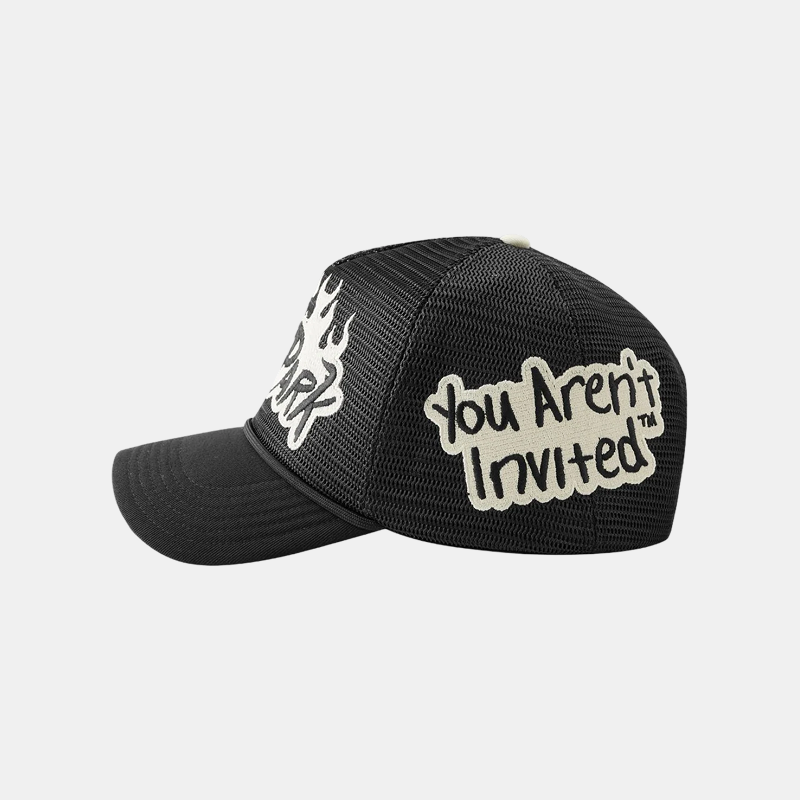 Hyde Park "Nothing But Net" Trucker Hat (Black) - Image 2