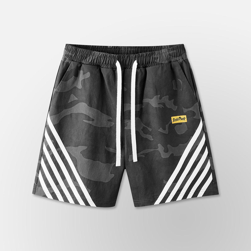 Hyde Park "Relax Striped" Shorts (Camo Black)