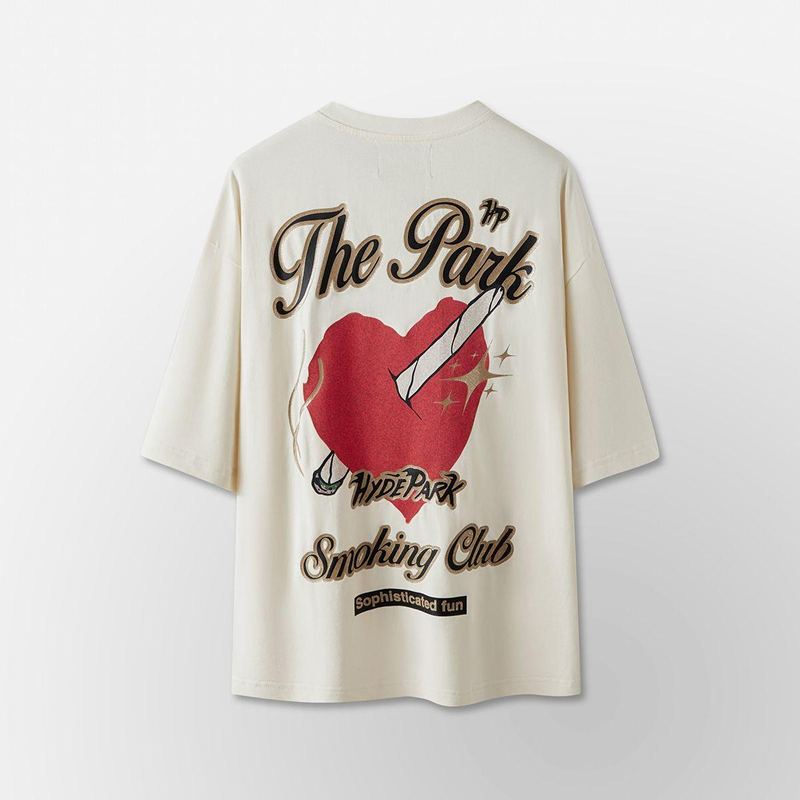 Alternative view of Hyde Park "Smoking Club" Tee (White)