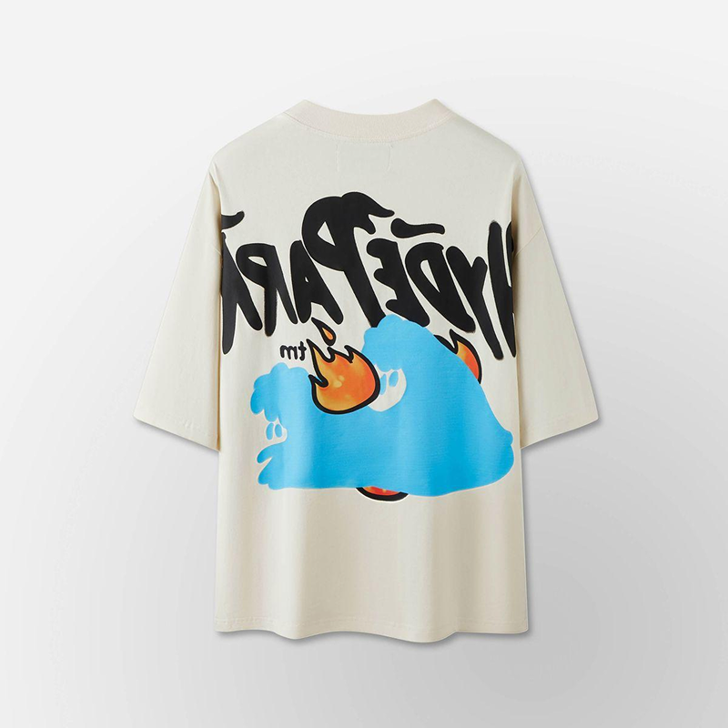 Alternative view of Hyde Park "Tsunami Weekend  Tee (Off White)