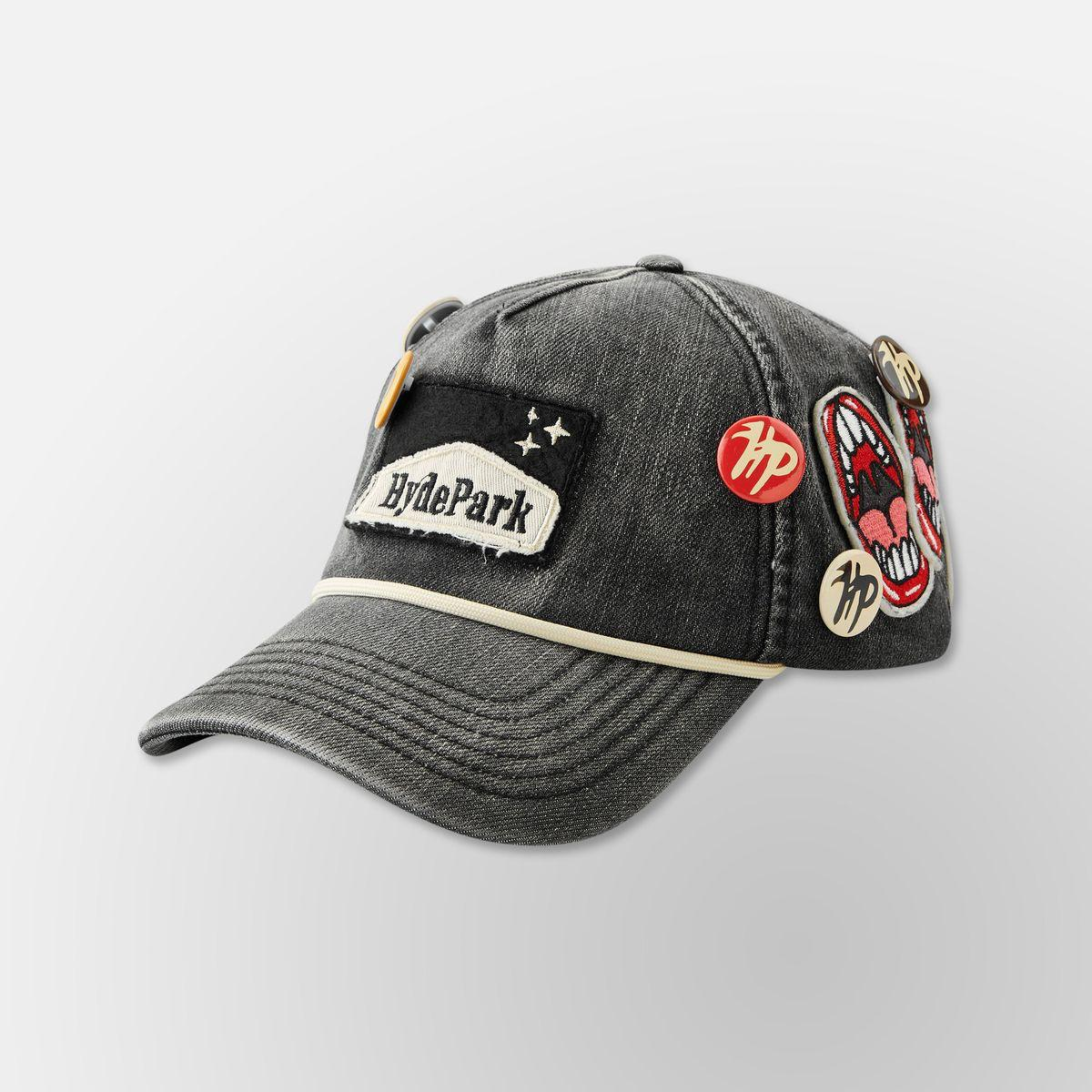 Hyde Park "Ciggy Cig" Denim Hat (Black)