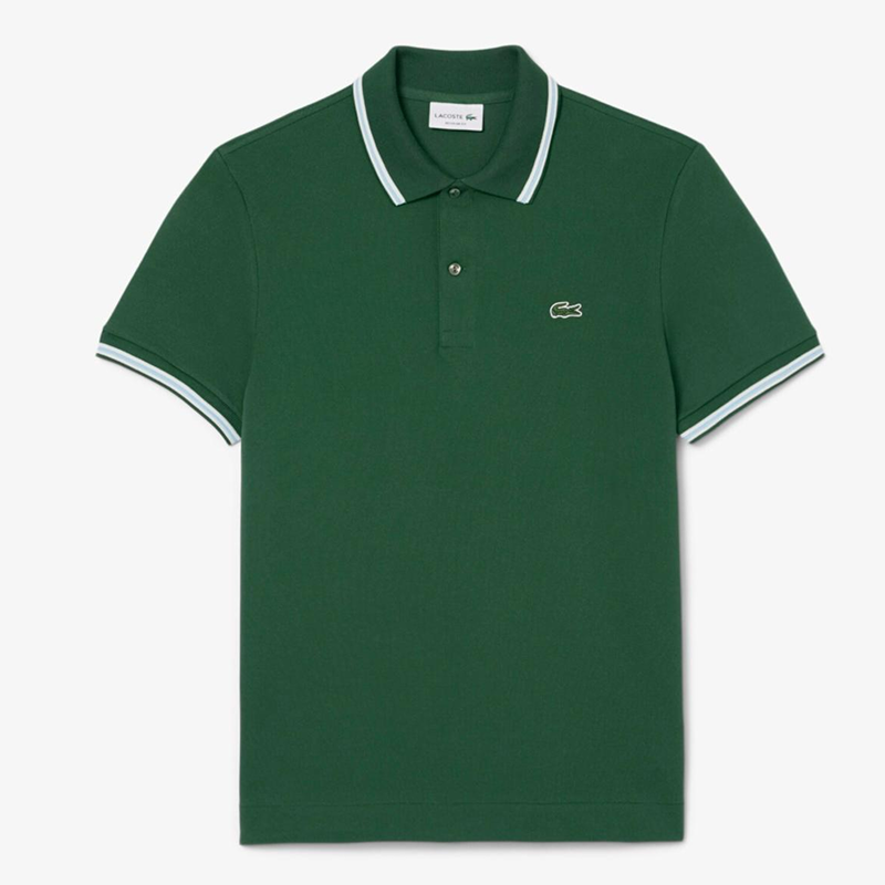 Lacoste Trim Accent Polo Shirt - (Pine Green)