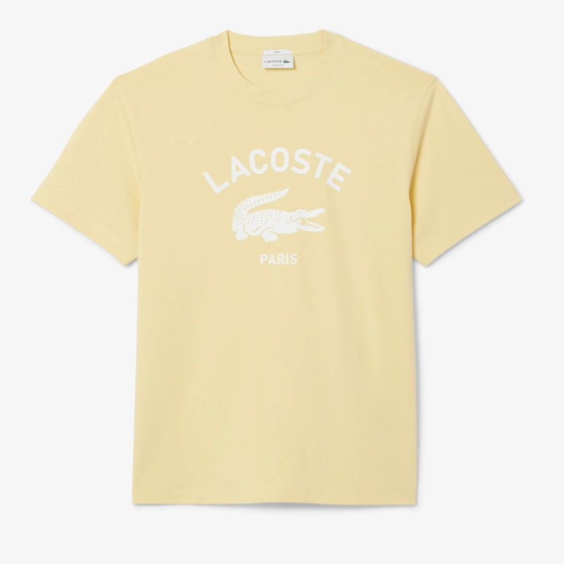 Lacoste Paris Print Tee (Yellow)
