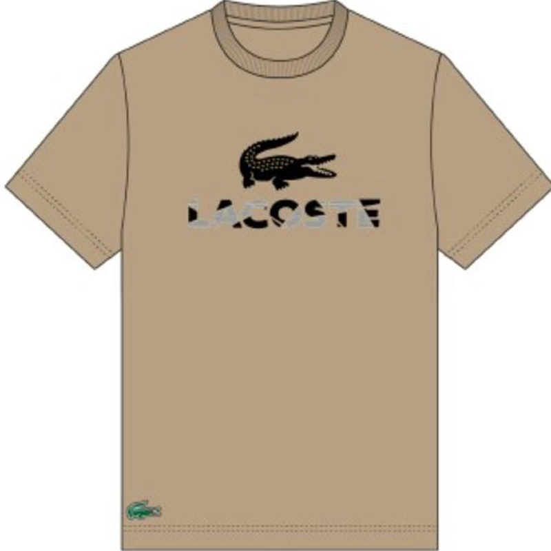 Lacoste Heritage Graphic Tee (Tan)