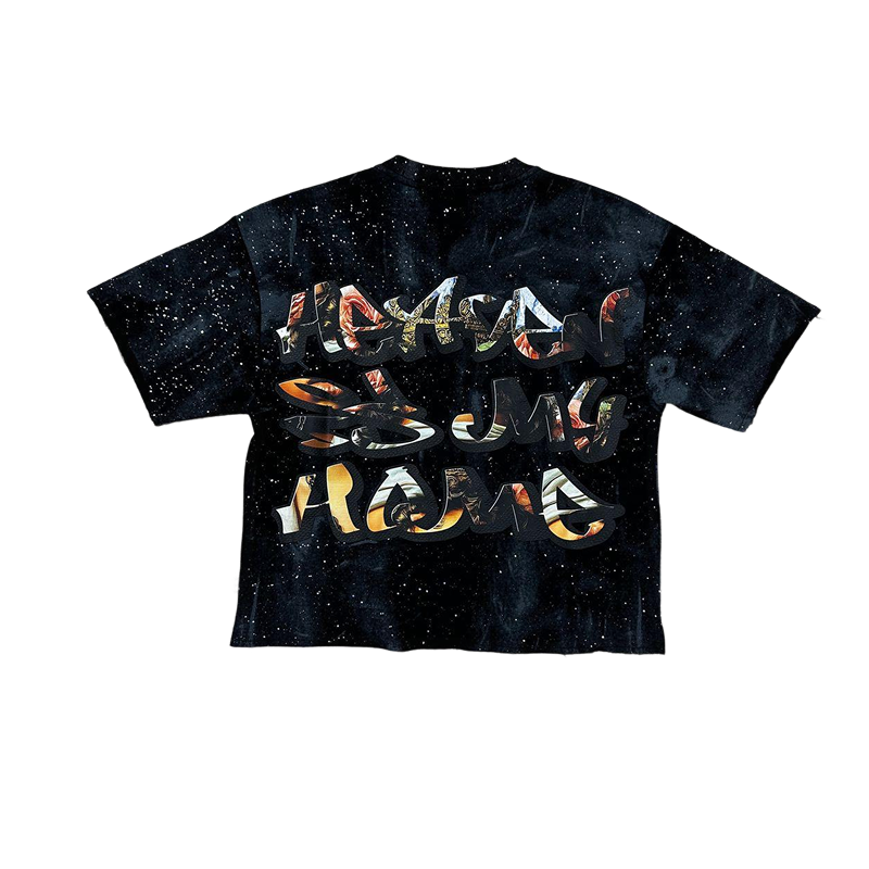 Alternative view of BYKS  Saint" F-Terry Cropped Tee Black