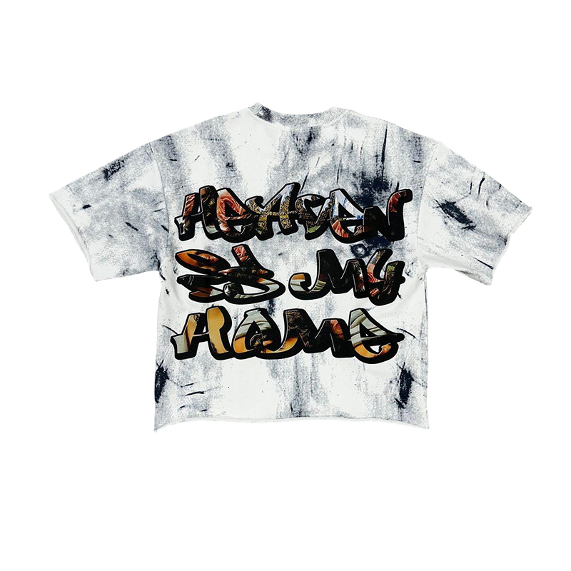 Alternative view of BYKS  Saint" F-Terry Cropped Tee White