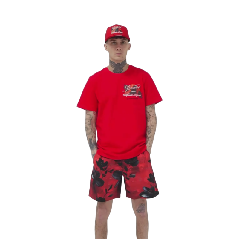 Alternative view of Paradise Palms Full Set Red Floral