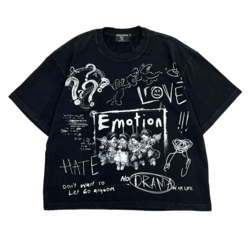 Mix Emotion Black "Chaoe" Tee