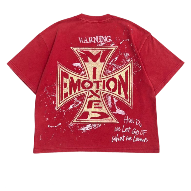Alternative view of Mix Emotion Red Crimson Tee