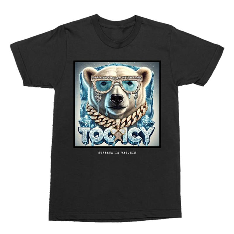 Streetz “TOO ICY”  Tee Black