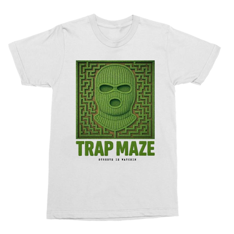 Streetz “Trap Maze” Graphic Tee White