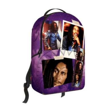BOB MARLEY PURPLE CLOUDS PHOTOS BACKPACK