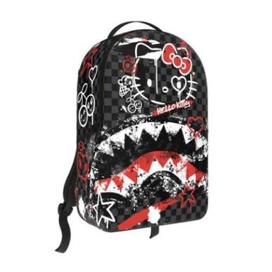 HELLO KITTY GRUNGY SHARKMOUTH BACKPACK