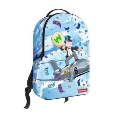 MONOPOLY PLANE BACKPACK