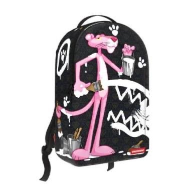 PINK PANTHER PAINTING BACKPACK