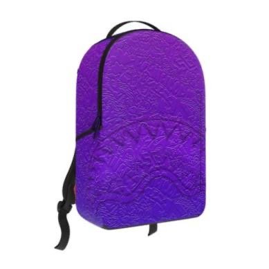 WYNWOOD WALLS PURPLE DOODLE EMBOSS BACKPACK