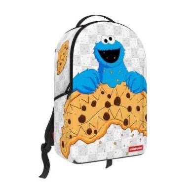 SESAME STREET COOKIE MONSTER SG CORE COOKIE LOGO BACKPACK
