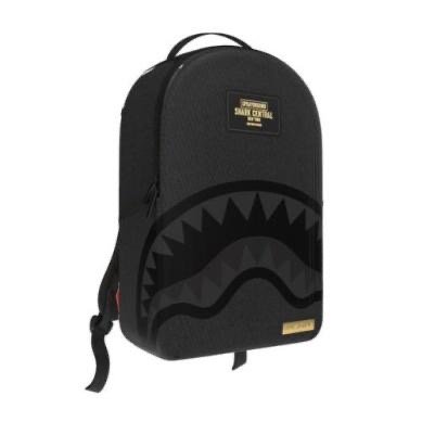 SHARK CENTRAL GOLD LETTERING BACKPACK