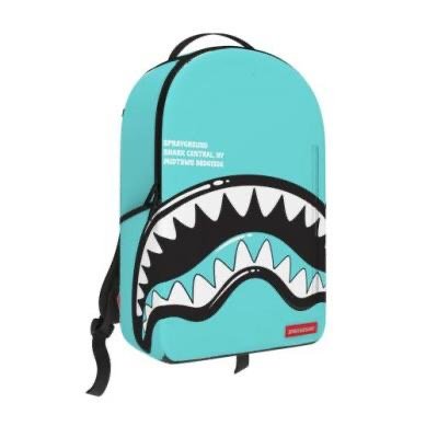 SHARK CENTRAL LIGHT BLUE BACKPACK