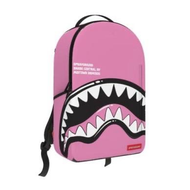 SHARK CENTRAL BUBBLY PINK BACKPACK
