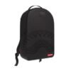 SHARK CENTRAL BLACKED OUT EMBOSSED NYLON BACKPACK