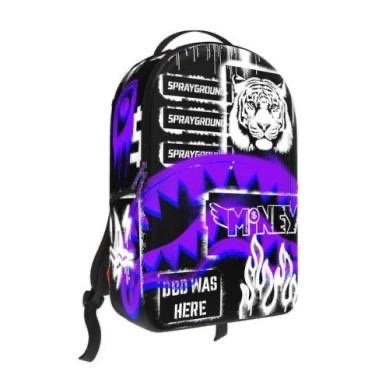 STENCIL SHARK ATTACK BACKPACK