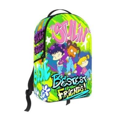RUGRATS GIRL GRAFFITI BACKPACK