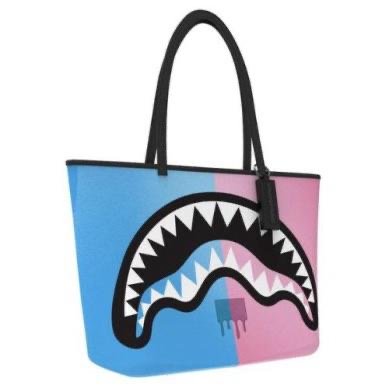 SHARK CENTRAL COTTON CANDY SPLIT TOTE